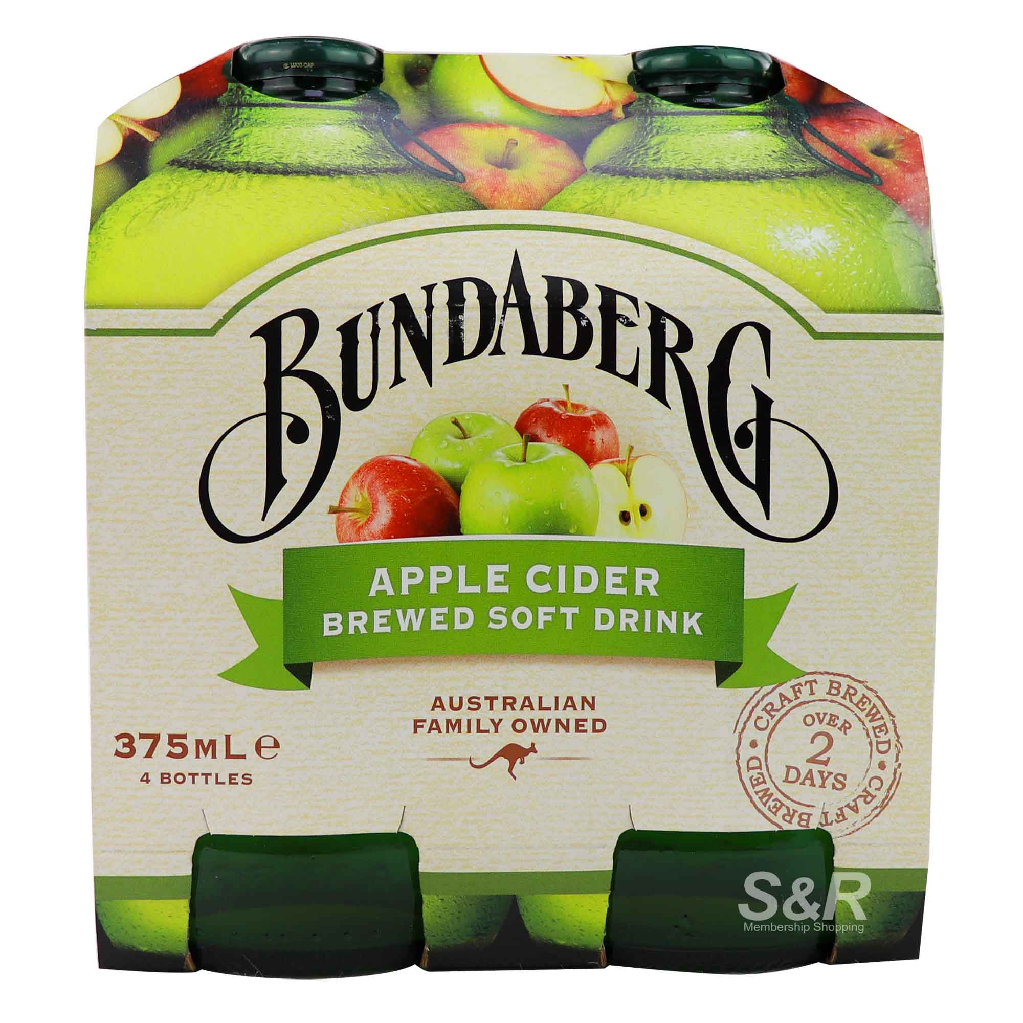 Bundaberg Apple Cider Brewed Soft Drink 4pcs Bundaberg Apple Cider Brewed Soft Drink 4pcs